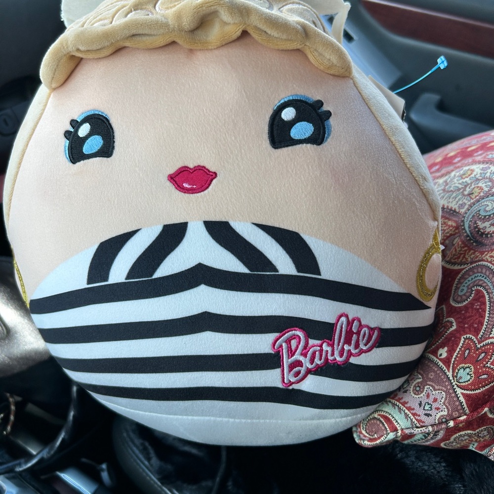 RARE Barbie Pillow cuddle Cuutopia Squishy Plush Collectible Toy NEW